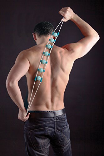 Full Body Massage Roller Rope – 38” Inch Portable Handheld Colors Vary - Thumbnail 6