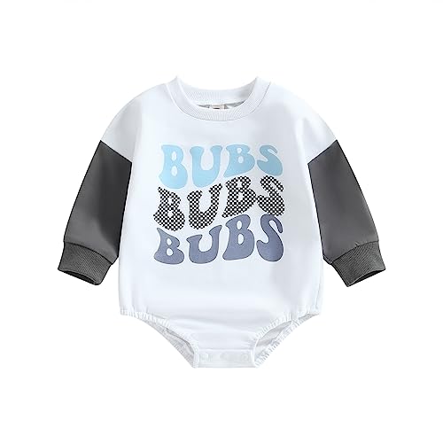 Image of Okbabeha 4th of July Baby Outfit Bubble Rompers Boy Girl USA Fuzzy Letter Short Sleeve Romper Infant Summer Clothes 0-18M