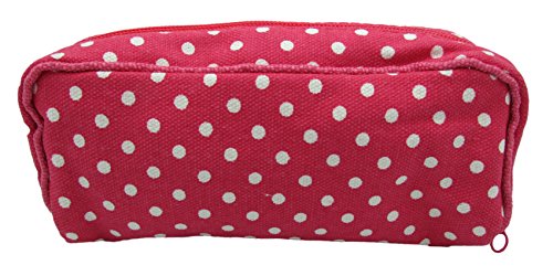 Essential Oil Bag Hot Pink White Dots Carrying Case for Oils Organizer