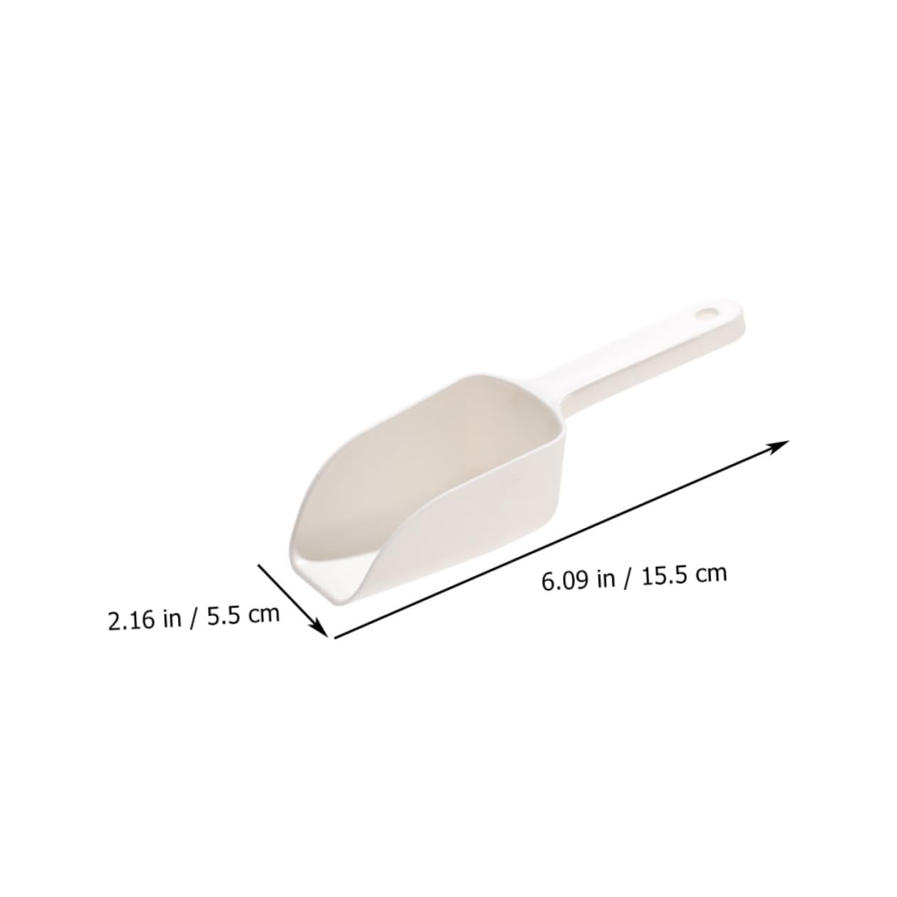 BRIGHTFUFU Practical Kitchen Tool Set 4-piece Scoop Set Ice Flour Rice Dried Fruit Shovels Plastic Comfortable to Hold