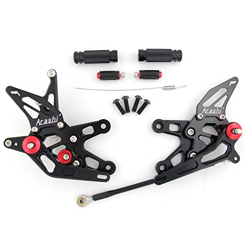 Repose-pieds ZX10R 2006 réglables pour éliminer la fatigue