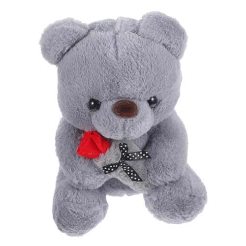 BESTonZON Muñeca Oso Rosa Dormitorio Oso Muñeca Muñeco Animal De Peluche De Peluche Muñeco De Decorativo De Juguete De Vívido s De Peluche Algodón Grey