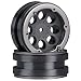 Axial AX8087 8-Hole 1.9 Beadlock Wheel, Black (2)