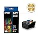 EPSON 802 DURABrite Ultra Ink Standard Capacity Black & Color Cartridge Combo Pack (T802120-BCS) Works with WorkForce Pro WF-4720, WF-4730, WF-4734, WF-4740