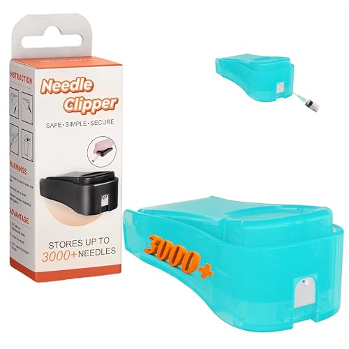 Heavy-Duty Needle Tip Clipper – Portable Stainless Steel Cutter for Home & Travel (Blue)