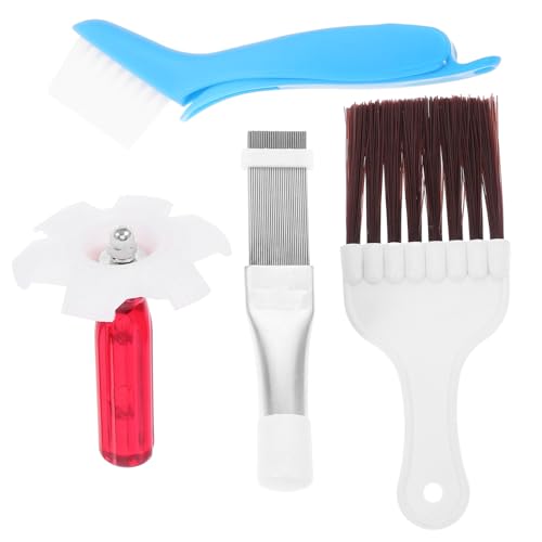 SUNCN 1 セット エアコン掃除用具 清掃ツール 除塵 ACコンデンサークリーナー フィンコーム クリーニングブラシ ラジエーター ステンレス鋼 -