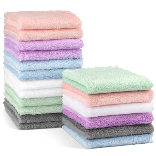 Image of Orighty Baby Washcloths 18-Pack, Premium Microfiber Baby Bath Face Towels, Super Soft and Absorbent Babies Towels for Newborn, Infants and Toddlers, Natural Infant Wipes for Delicate Skin, 9x9 Inch