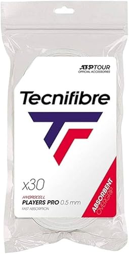 Tecnifibre ATP Pro Players Overgrip 30 Pack Blanco