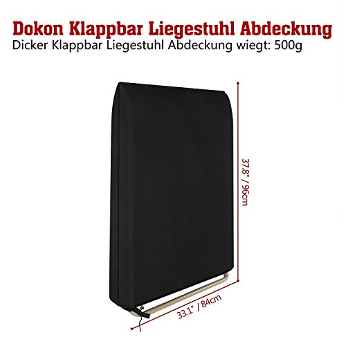 Dokon - Telo Protettivo per Sedia a Sdraio