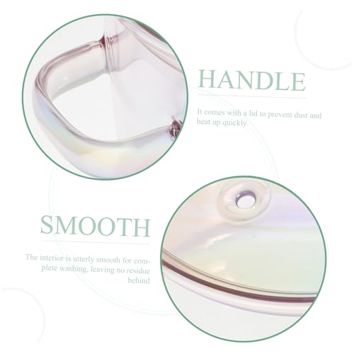 Casserole transparente en verre borosilicate résistant à la chaleur - 6