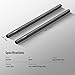 NEEWER 15mm Carbon Fiber Extension Rods 15.7