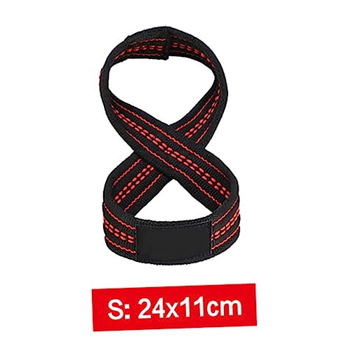 Mipcase 2 Pares Banda De Cintas De Levantamento Terra Figura 8 Pulseira De Levantamento De Peso Supo