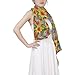SyXIOP Yellow Calla Lily Flowers Long headscarf fashion head wraps for women for head chal para mujer