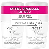 Vichy Deodorant Roll-On 48h Antiperspirant 2 x 50 ml