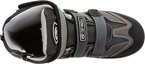 阪神素地 TS-923 フェルトスパイクシューズハイカットモデルマジック L グレー 7枚目