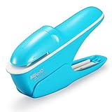 Ipienlee Submarine Stapleless Stapler, Environmental Protection Staple Free Stapler, 7-9 Sheet Capacity, Random Color