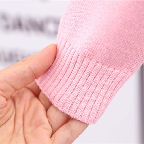 Heart Graphic Sweater Cardigan for Girls, Kids Crewneck Button Up Knitwear, Princess Comfy Soft Fall Winter Clothes3