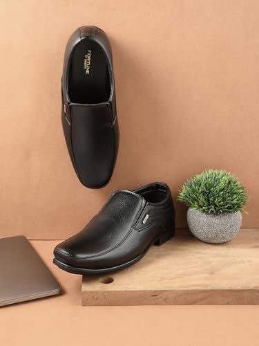 Image of Liberty Fortune H202 02 Formal Non Lacing Moccasin Shoes for Men with PVC Sole| Suitable for Wedding Office Wear | Durable Lightweight and Cushioned Footbed | Shock Absorption