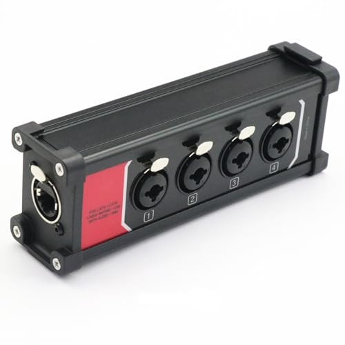 Câble réseau 4 canaux multi-audio TRS 6.35mm vers RJ45 Cat5 Cat6