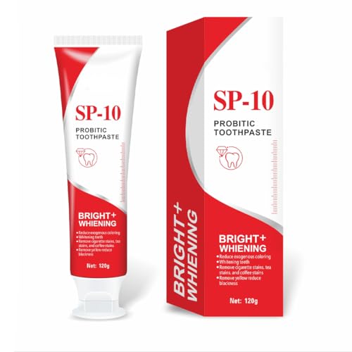 VYIBPDY SP-10 Pasta de Dientes Probiótica Sin Fluor Mantiene la Brecha Limpia y Fresca durante un Tiempo Largo Cuidado Bucal