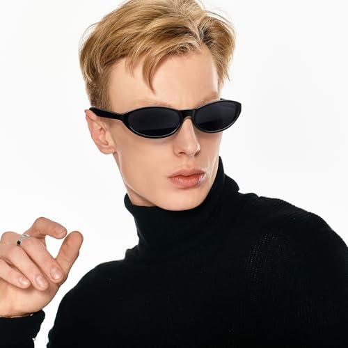Image of 3 Pack Round Retro Sunglasses for Women Men, UV400 Protection