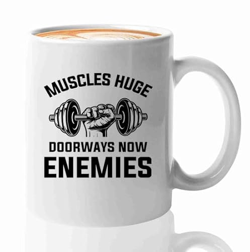 Best Cardio Workout for Bodybuilders: Top Gifts for Fitness Enthusiasts 5 Body Builder Coffee Mug 11oz White -Muscles huge - Workout Muscle Pumping Exercise Fitness Bodybuilder Weightlifting Gymnastics Instructor Cardio Trainer