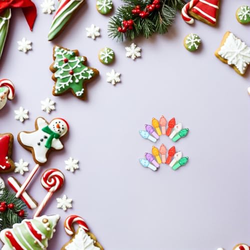Bombillas para árbol de Navidad de cerámica UTHCLO con estrellas kit 5