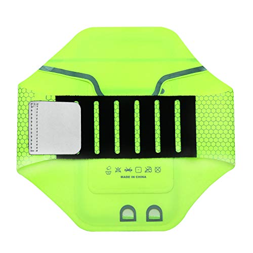 Braçadeira Esportiva Belt Light Universal, Geonav, FIT02SDGN, Verde Limão, 18.3 x 19.5 x 0.03 cm