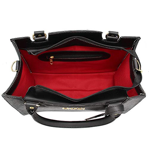 Kit 2 Bolsas Femininas Bau Castelo e Balada + Carteira Preta