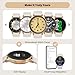 QIPOPC Smart Watch for Women, Built-in Alexa, GPS, HRV, VO2 Max, Blood Oxygen, Sleep & Stress Monitor, Compass, Altimeter, 1.32