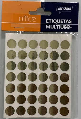 Jandaia - Etiqueta adesiva TP-12 Ouro 210 Etiquetas Office