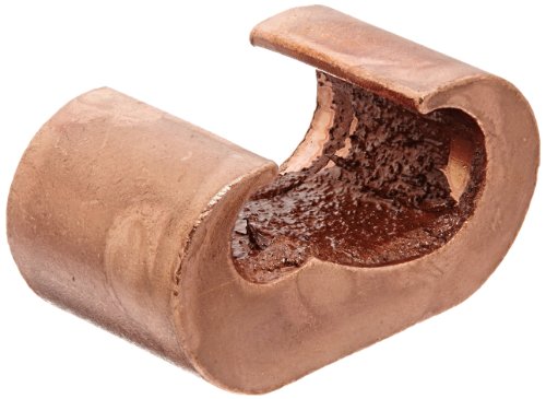 Burndy YGHC26C2 Hytap Connector, 1 Str. 2/0 Str. 3/8" Run, 6 Sol. #2 Str. Tab, 0.75" Width, 1.41" Length