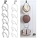 Rack Appendi Cappelli TAIZER 2 Pezzi Rack Cappelli Baseball Porta Cappelli Ferro Parete,Porta Cappelli Montato Porta con Gancio Porta Organizer per Cappelli per Berretti Sciarpe Borsetta Armadio