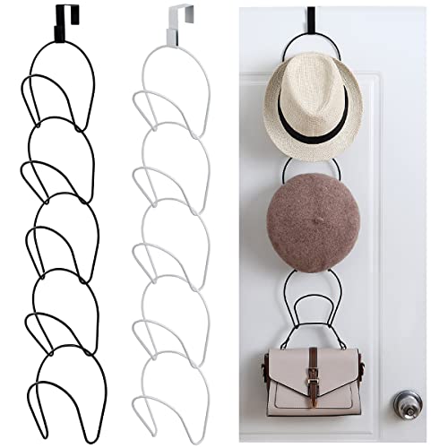 【Forte capacità di carico】Il rack per cappelli può caricare 3,7 kg e può contenere una varietà di oggetti senza preoccuparsi che gli oggetti appesi cadano.