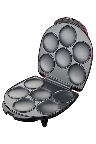 EUROSTAR AR601R 6-Serving Arepa Maker, Red