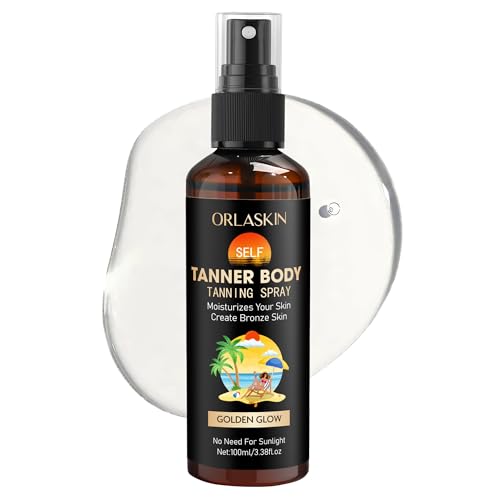 Tanning Spray - Natural & Organic Ingredients, Self Tanner Spray, Body Skin Bronzer for Body, Deep Bronze Suitable for Swimming, Beach Climbing in Summer (Self-tanning spray)