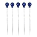 3ml Glass Graduated Pipette Dropper with Clear Rubber Cap Glass Dropper Pipette 5 Pcs