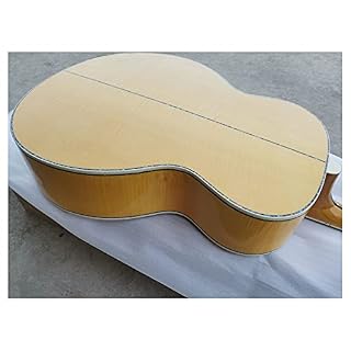 YYYSHOPP Personnalisé AAAA Guitare Acoustique en Bois Massif de la Guitare d’érable Solide Flamme Solide adapté aux… - Les Beatles, Paul McCartney, John Lennon, RIngo Starr, George Harrison YYYSHOPP Personnalisé AAAA Guitare Acoustique en Bois Massif de la Guitare d'érable Solide Flamme Solide adapté aux… – Image 3