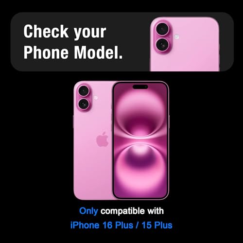 Image of Supershieldz X Koala Bear NeoGuard True 2-way Privacy Tempered Glass Screen Protector Guard for iPhone 15 Plus and 16 Plus - 2 Pack