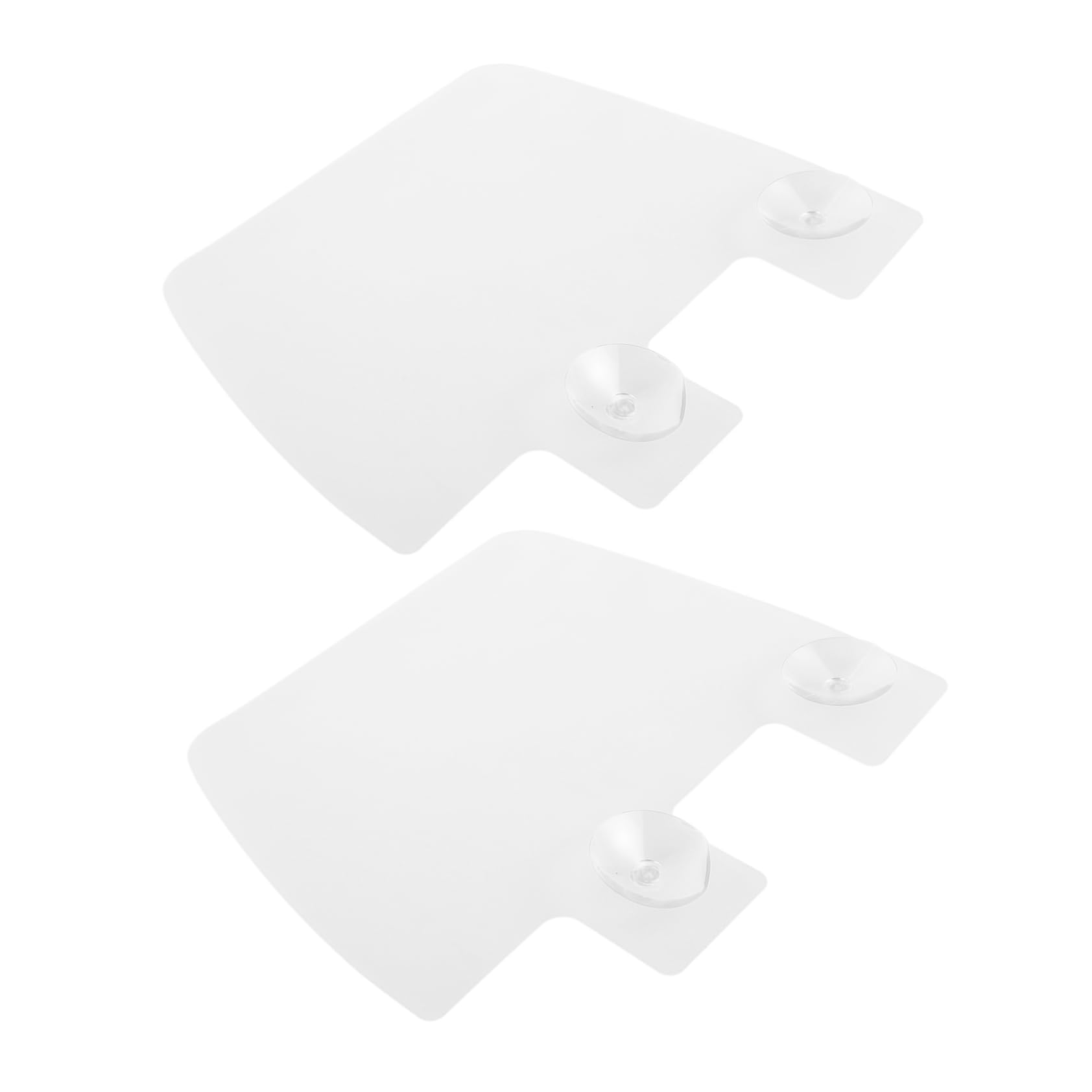 GALPADA 2Pcs Splash Guard for Sink with Suction Cups Transparent Easy Installation Kitchen and Bathroom Protector for Sinks Practical Design for Effortless Cleaning