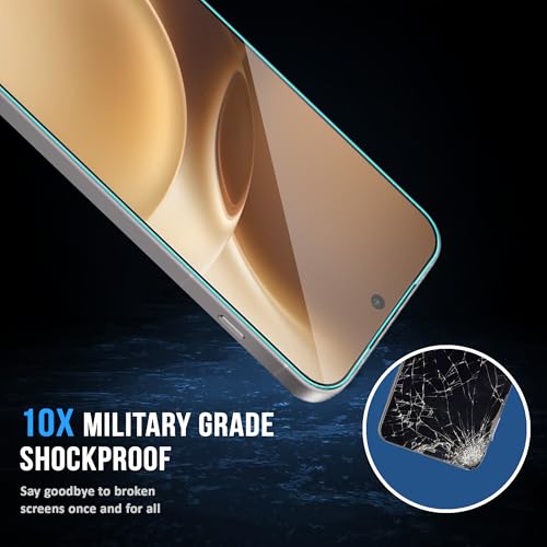 Image of FIRST MART Tempered Glass for Vivo X300 Pro With Installation Kit | Military-Grade Gorilla Screen Protector and Cable Guard | Edge to Edge Coverage | Black
