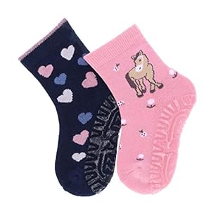 Sterntaler Fli Fli AIR DP Pferd+Herzen baby-meisjes Sloffen-sokken