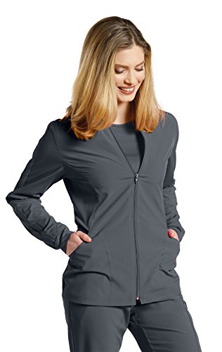 White Cross Fit Women's 957 Front Zip Jacket-Pewter-Xxx-Large #TOP15