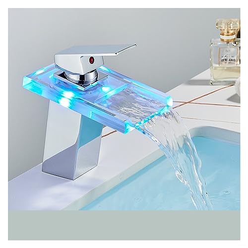Robinet de lavabo LED sécurisé pour éviter les brûlures des enfants
