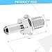 Norkmdi Car PCV Valve with Gasket, Vehicle One-Way Crankcase Ventilation Valve, OEM#17130-PND-A01 17130-RBB-A01 Replacement Kit, Compatible with Insight Clarity Element Accord