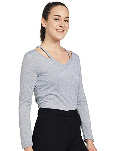 Image of Fabme Women's Styled Plain Cotton Top