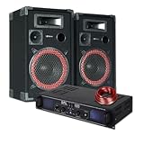  SKYTEC SPL1000 ET ENCEINTES MAX XEN-3512 1000W MAX - KIT SONO COMPLET