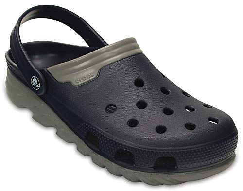 Image of crocs Unisex Duet Max Navy and Smoke Clogs and Mules - M6W8