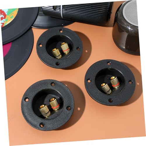 Conector de terminal para altavoz OSALADI de 5 vías en caja redonda 5