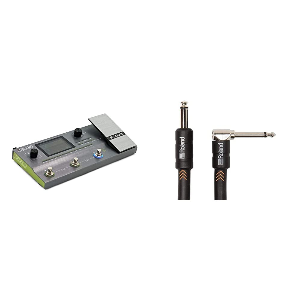Pedal MOOER GE200 evita interferencias usando cable de guitarra Roland 3m 6